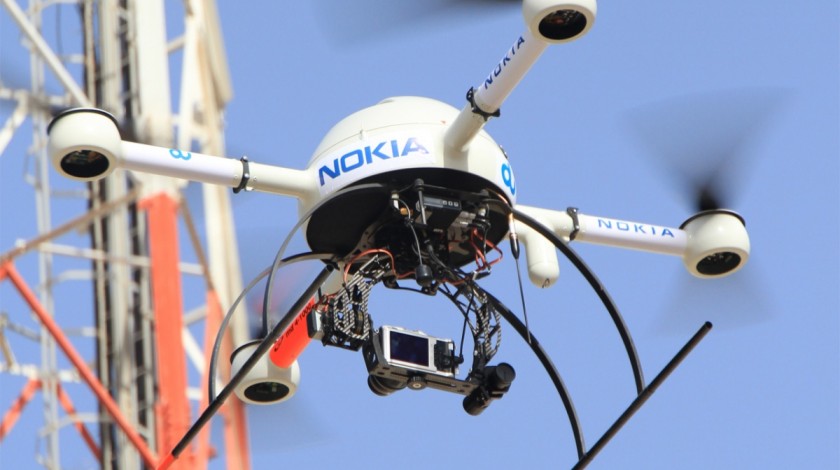 Nokia Networks wykorzystuje drony