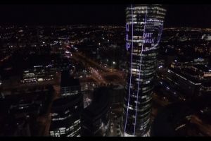 Warsaw Spire 4K T-Mobile Electronic Beats ’18